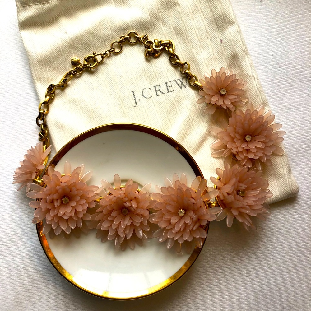 Gently used J. Crew Blush Floral on Gold Chain